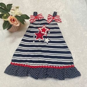 Jenny & Me Size 4T Patriotic Dress
